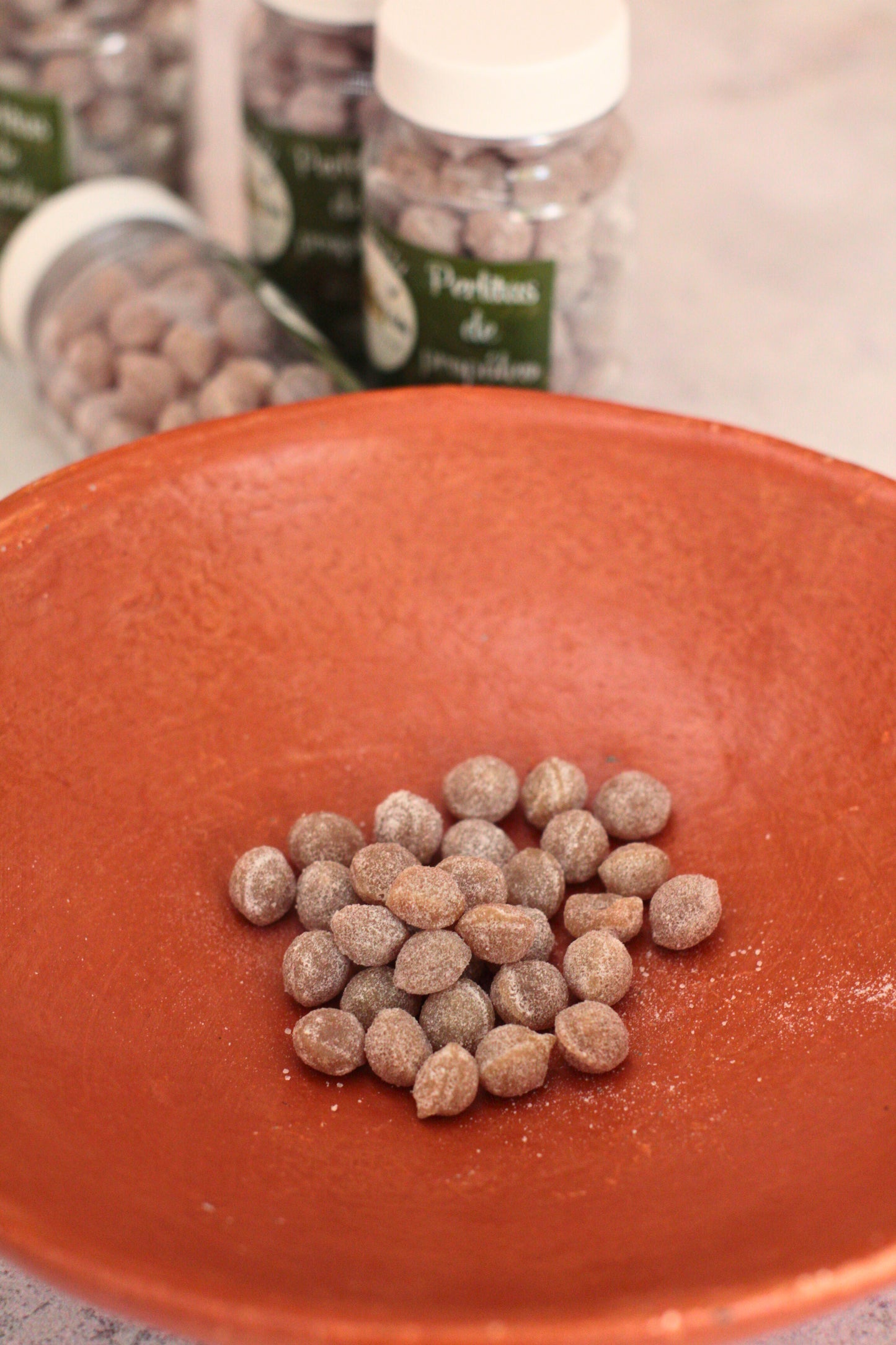 Perlitas de propóleo.