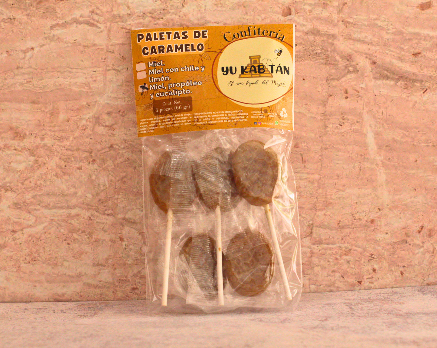 Bote de paletas (50 piezas).