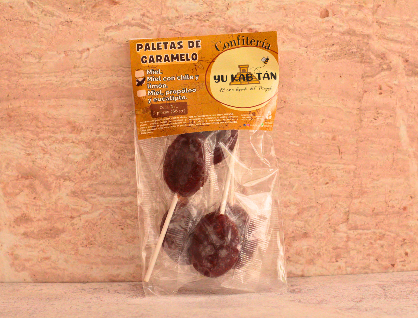 Bote de paletas (50 piezas).