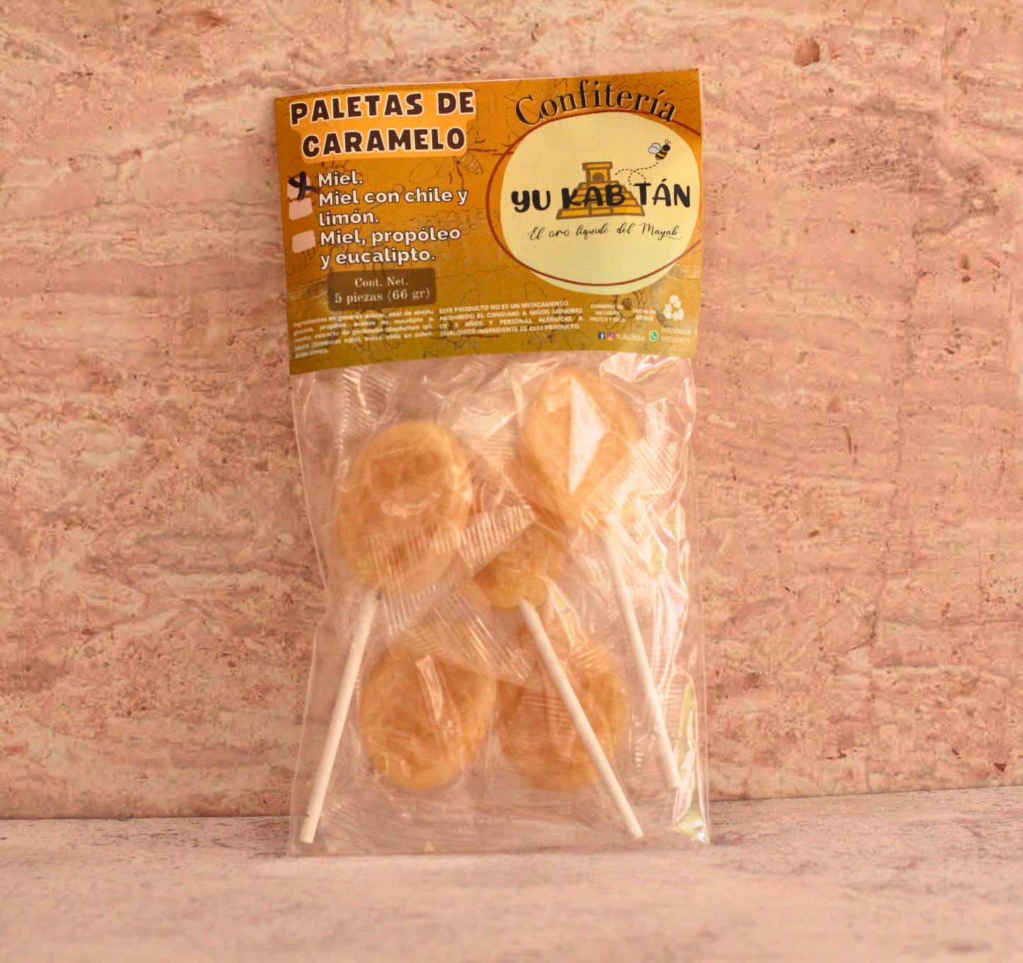 Bote de paletas (50 piezas).