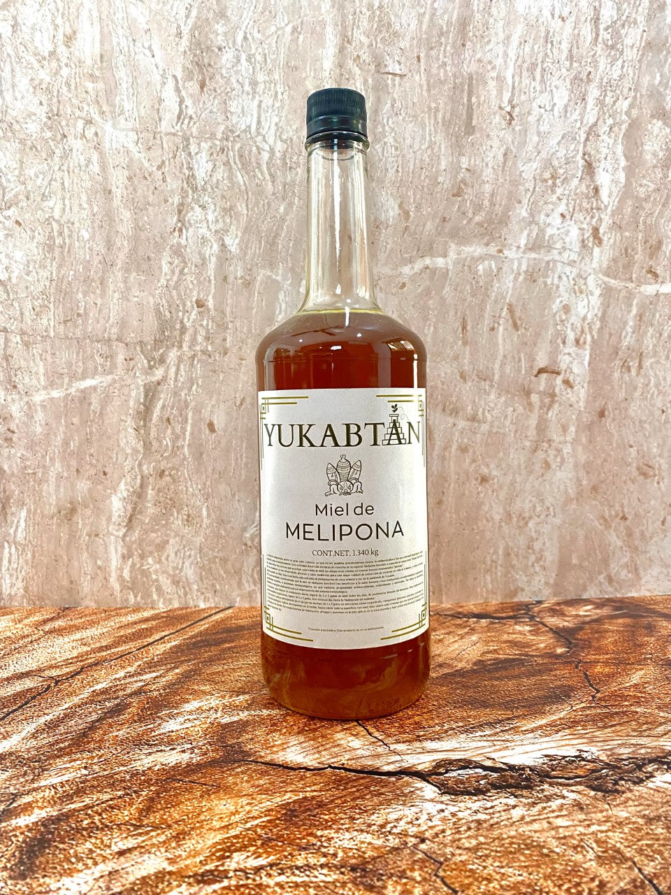 Miel de Melipona, 1 litro. Botella de vidrio.