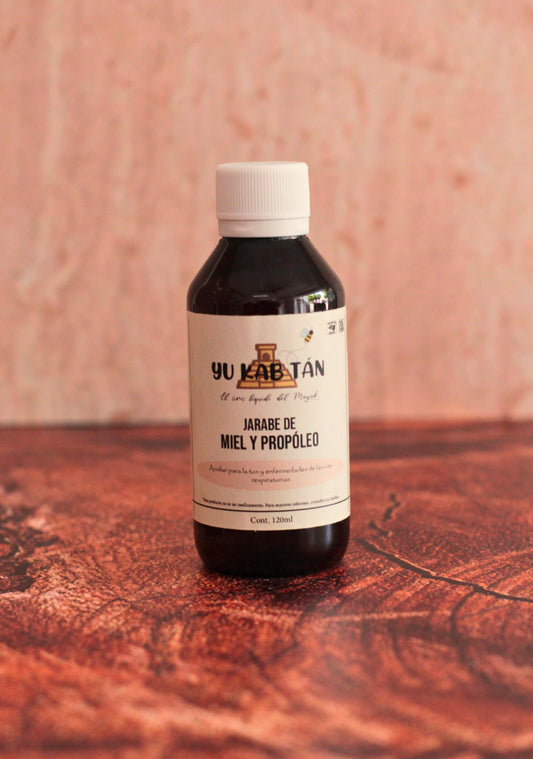 Jarabe de miel y propóleo (120 ml).